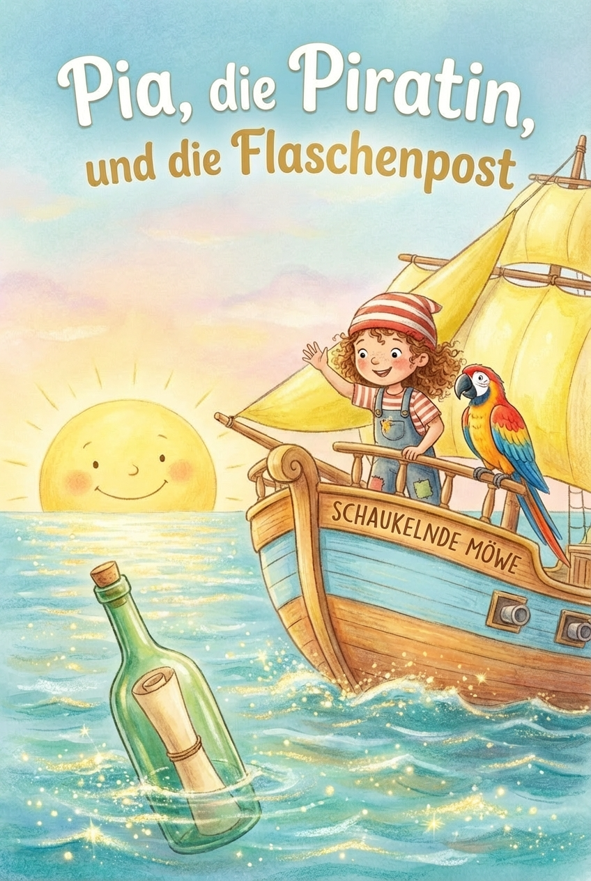 Pia, die Piratin, und die Flaschenpost